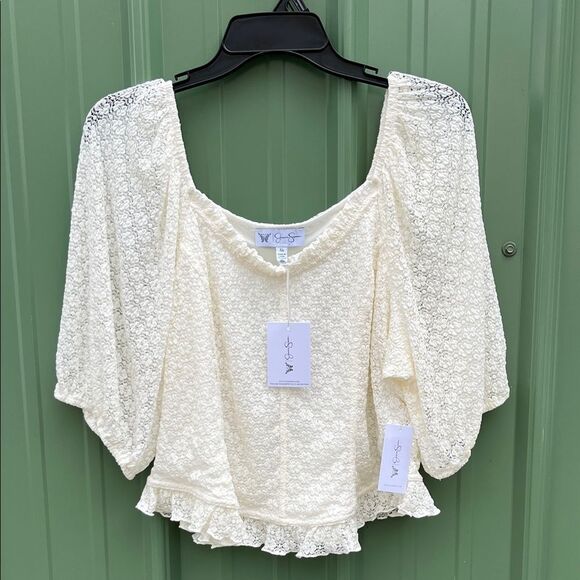 Women's Verona Lace Top Blouse Size XL - Picture 1 of 10